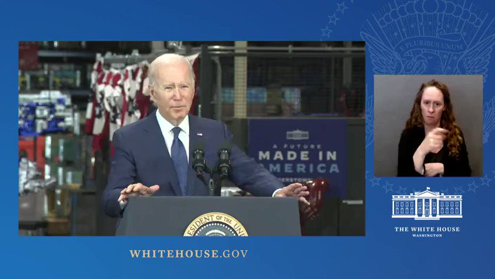 Biden: I was able to bring gasoline down well over a dollar sixty but it's inching up because of what the Russians and the Saudis just did. I'm not finished with that just yet”