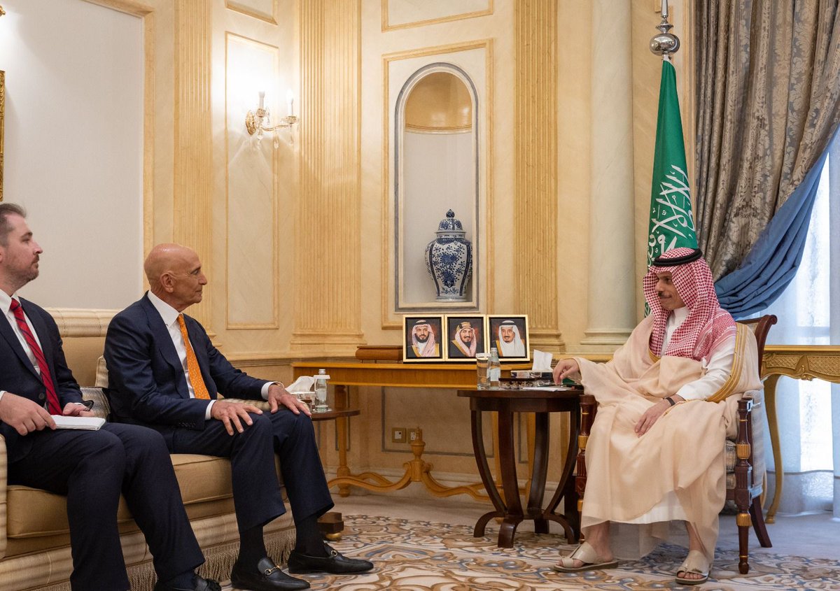 Trump's Syria envoy Tom Brack visits Saudi Arabia today