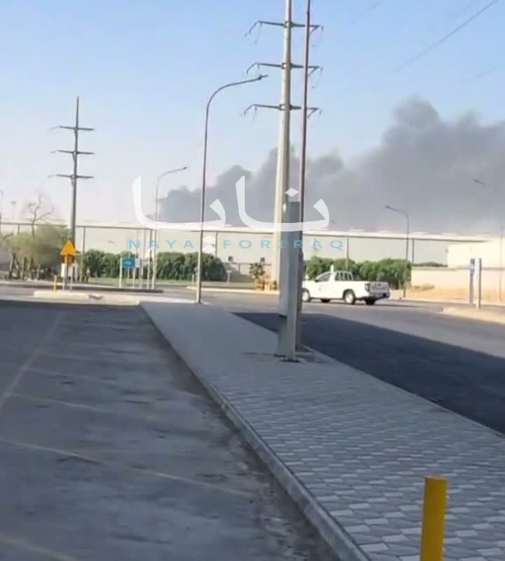 Dokumente belegen einen Brand auf einer weiteren Ölplattform in der saudischen Hauptstadt Riad, nachdem die Houthi-Truppen heute Morgen eine heftige Raketenattacke verübt hatten.
