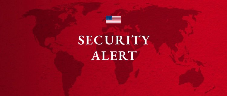 U.S. Embassy Riyadh has issued an alert advising U.S. citizens to avoid the area surrounding King Khalid International Airport following an attack that has halted airport operations and resulted in several casualties